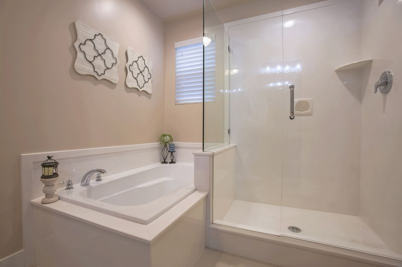 Glass Enclosed Tub